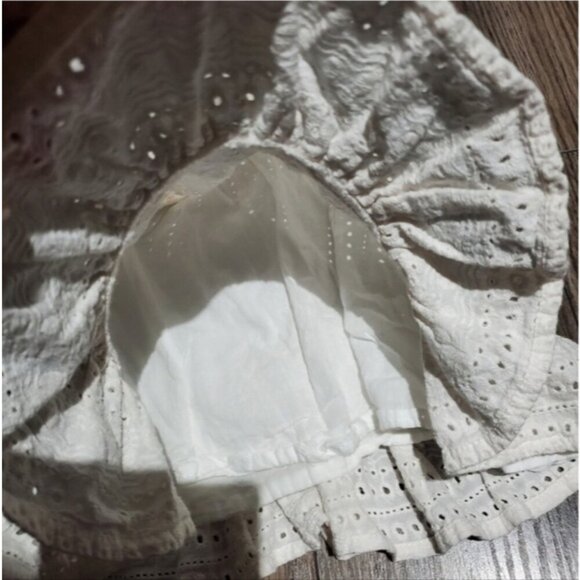 JESSICA EYELET ruffled dress top - Picture 3 of 5